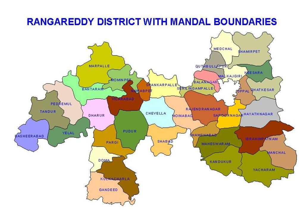 Ranga Reddy District Map Ranga Reddy District Court